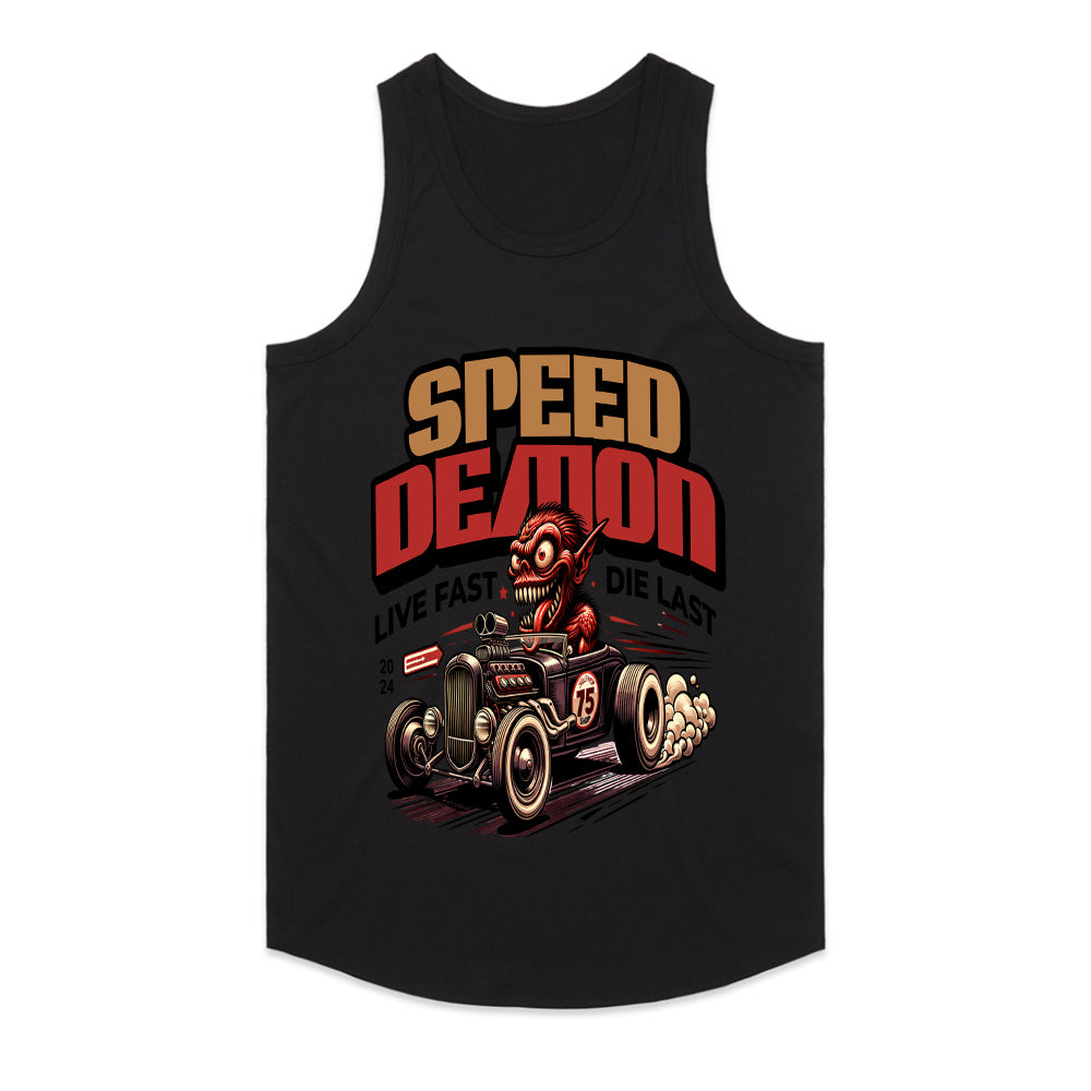 "Speed Demon" Hot Rod T-Shirt – Retro Rat Rod Racing & Vintage Muscle Art