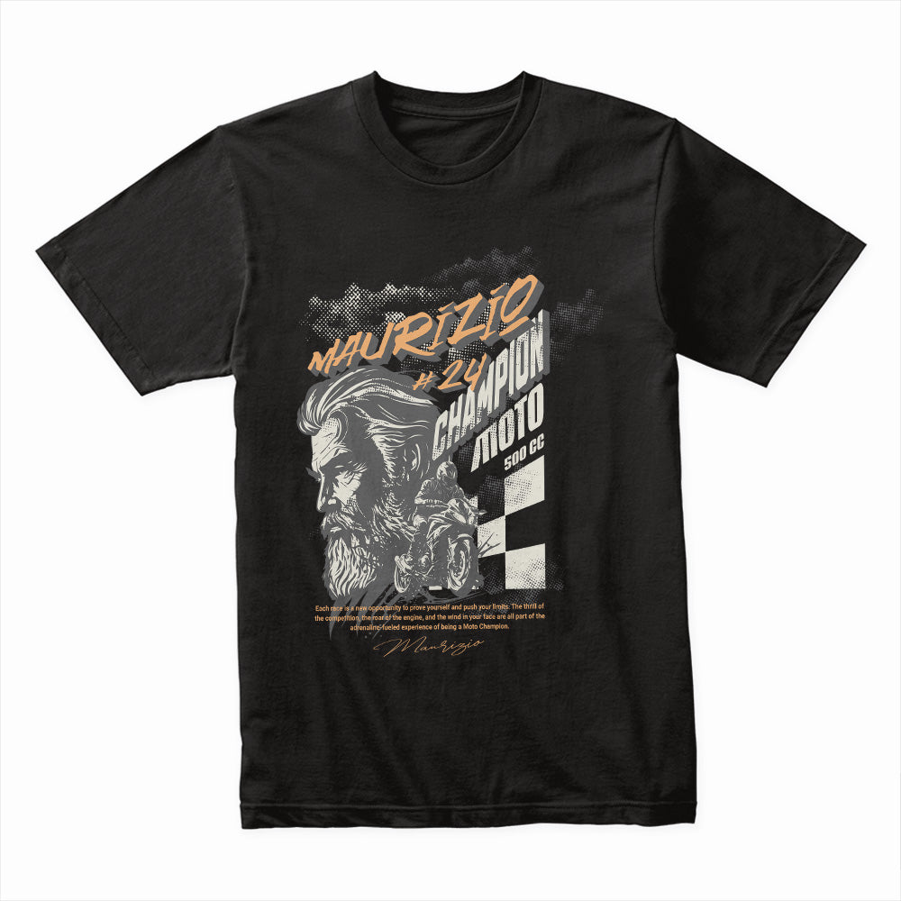 Maurizio Moto Champion T-Shirt – Vintage Racing Streetwear