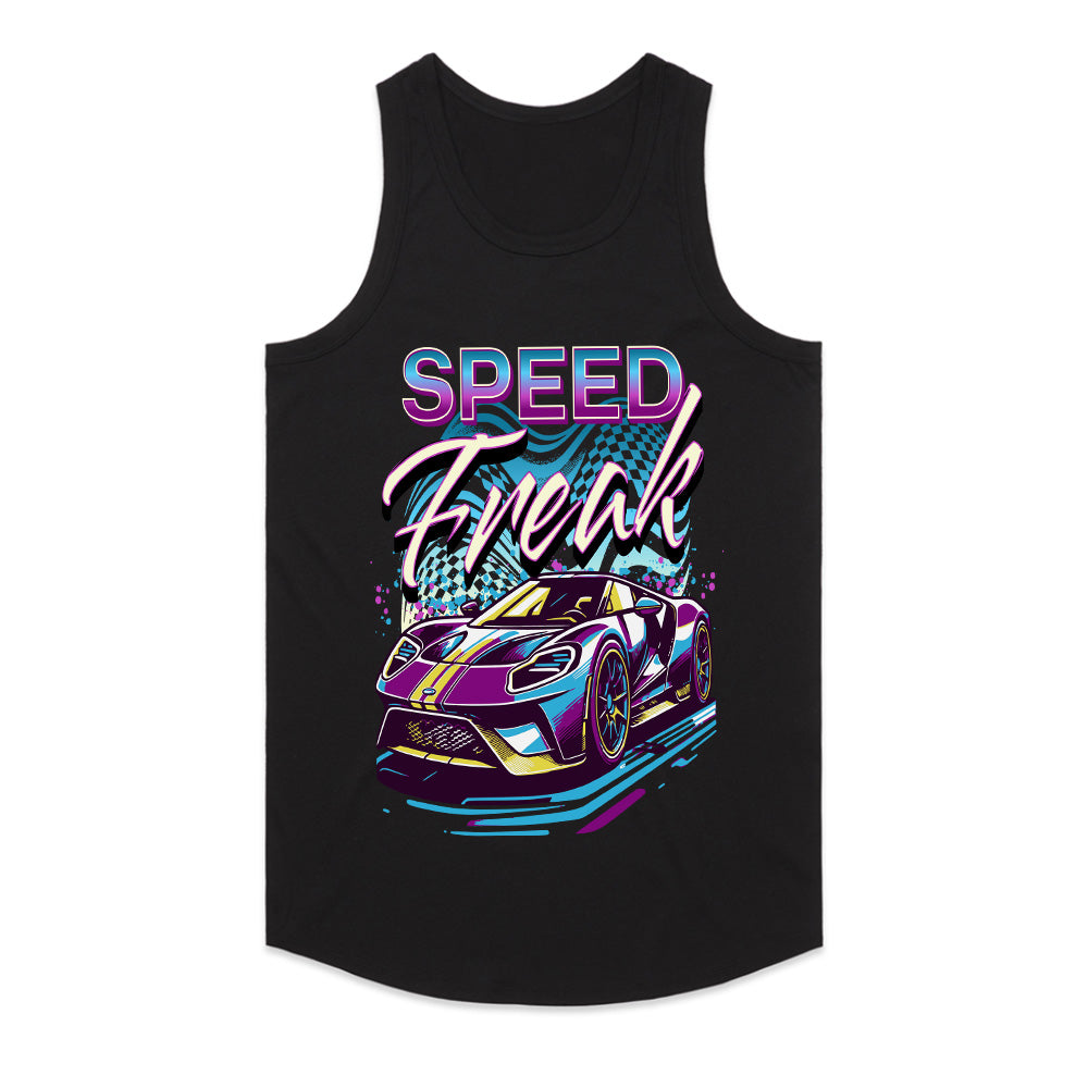 "Speed Freak" Neon Street Racing Sports Car T-Shirt – Futuristic Turbocharged Racer Tee