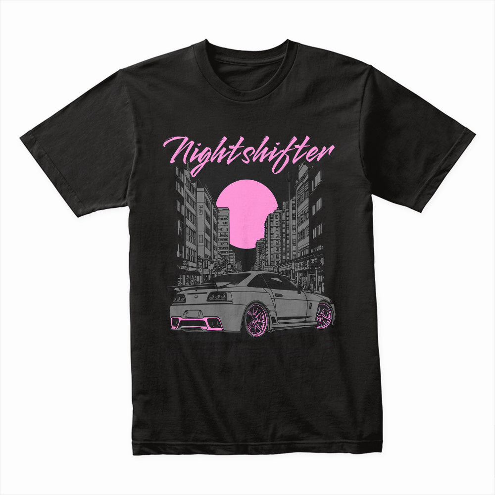 Nightshifter T-Shirt – JDM Midnight Street Racing & Tuner Car Enthusiast Tee