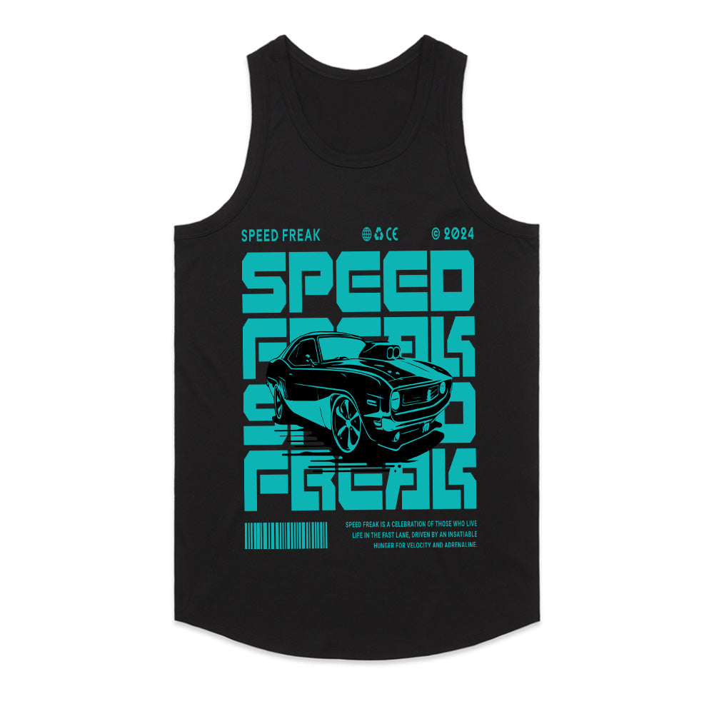"Speed Freak" Muscle Car Streetwear T-Shirt – Neon Turbocharged Retro Racer Tee