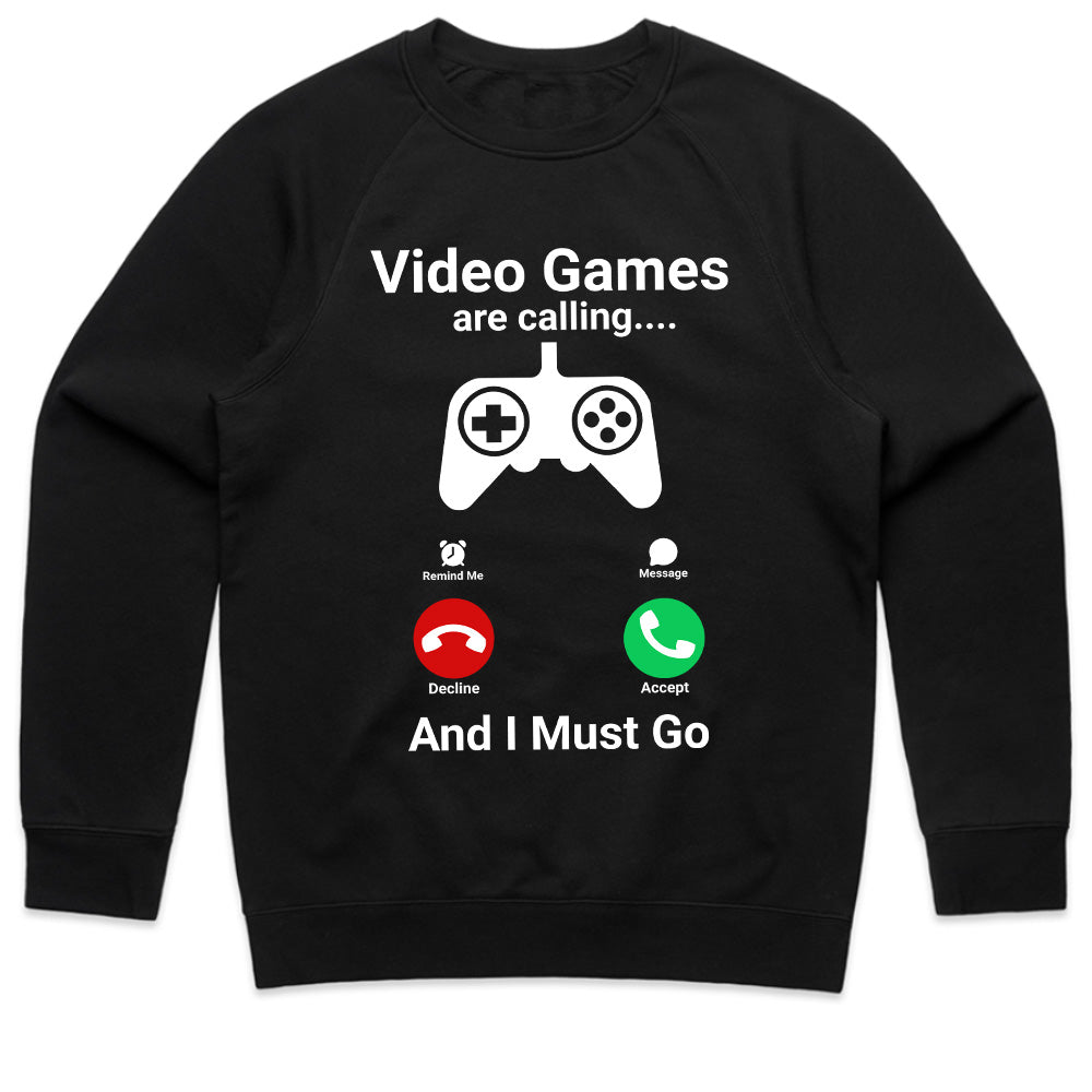 "Video Games Are Calling" Funny Gamer T-Shirt - Gaming Life Design