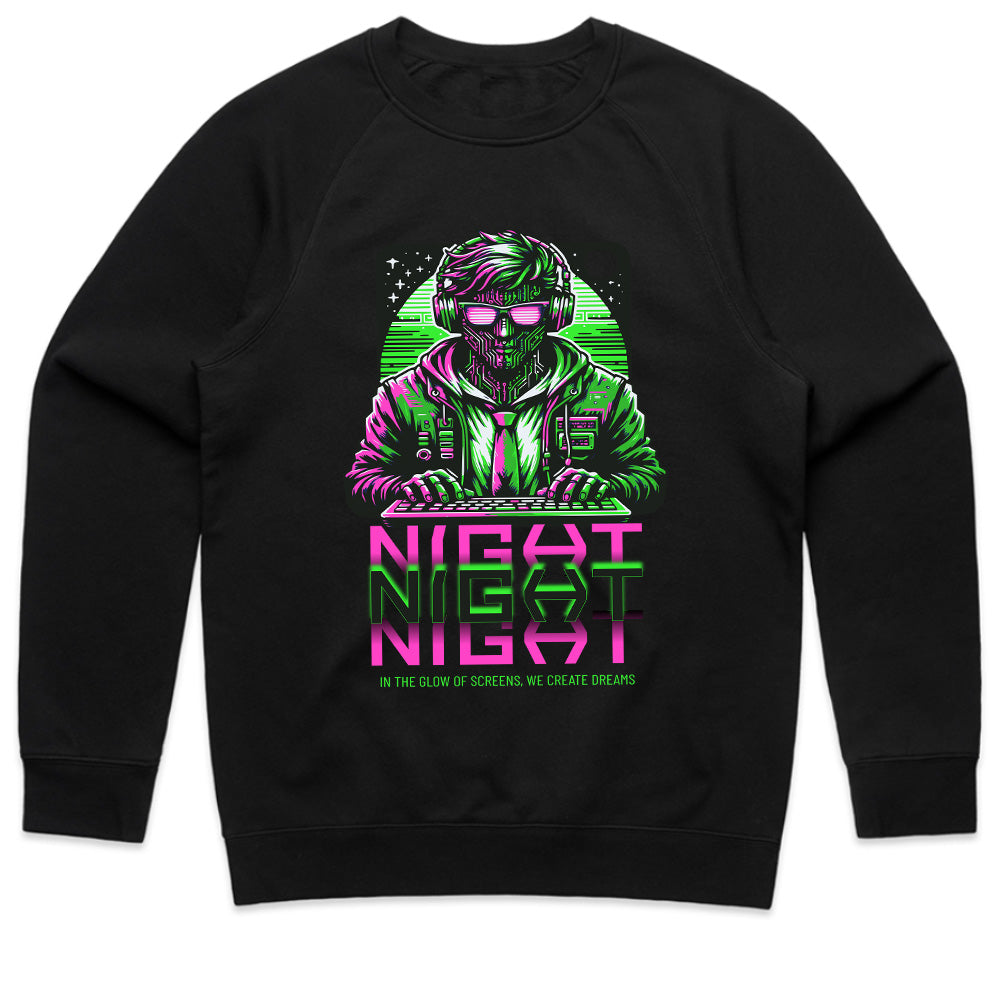 Night Gamer - Cyberpunk Neon Hacker T-Shirt