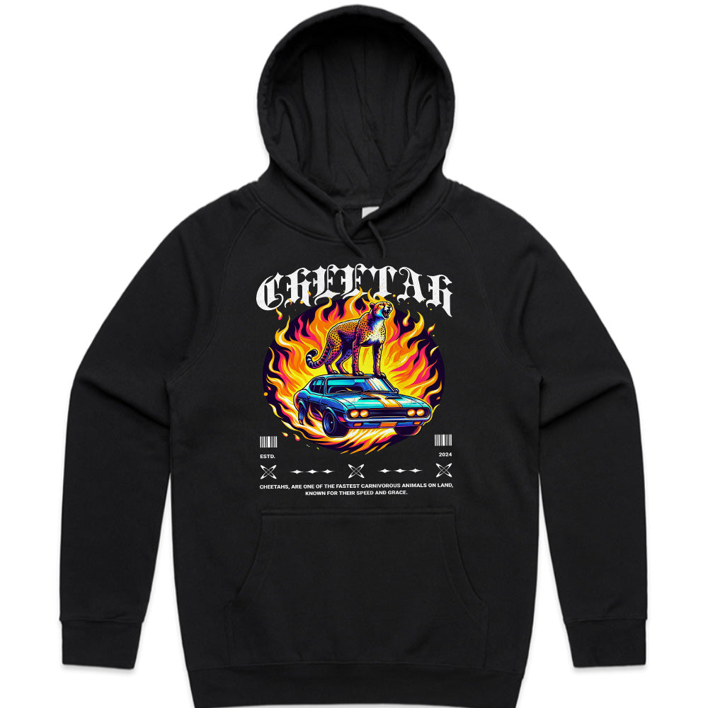 Cheetah Speed T-Shirt – Wild Power & Muscle Car Racing Tee