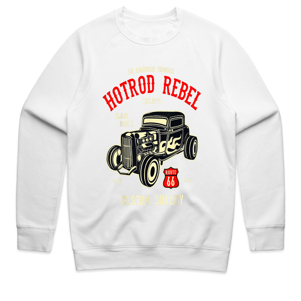 Hot Rod Rebel Vintage T-Shirt – Classic Route 66 Muscle Car Tee!