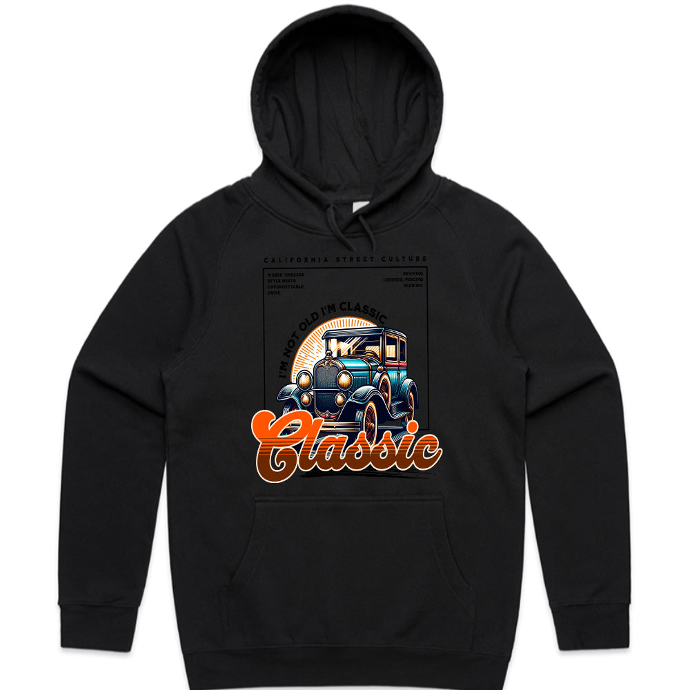 I'm Not Old, I'm Classic" Vintage Car T-Shirt – Retro Automotive Enthusiast Tee