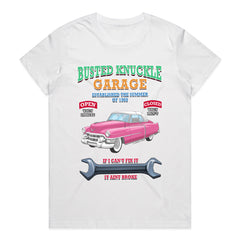 Busted Knuckle Garage Classic Car T-Shirt – Vintage Auto Shop Tee for Mechanics & Car Lovers!