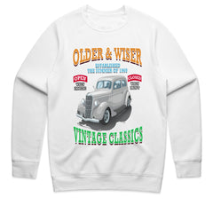 Older & Wiser Vintage Classics T-Shirt – Retro Car Enthusiast Tee!