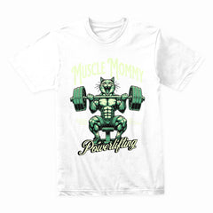 Muscle Mommy Powerlifting Tee – Fierce Gym & Strength Training Shirt