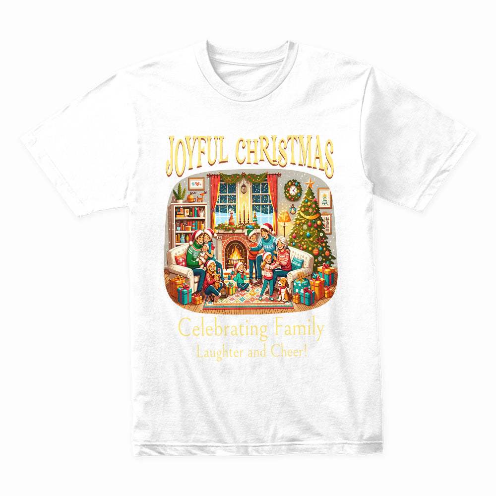 Joyful Christmas Family Celebration Tee – Heartwarming Holiday Spirit Shirt