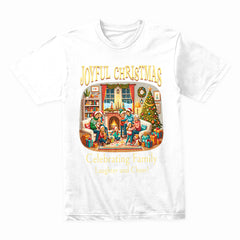 Joyful Christmas Family Celebration Tee – Heartwarming Holiday Spirit Shirt