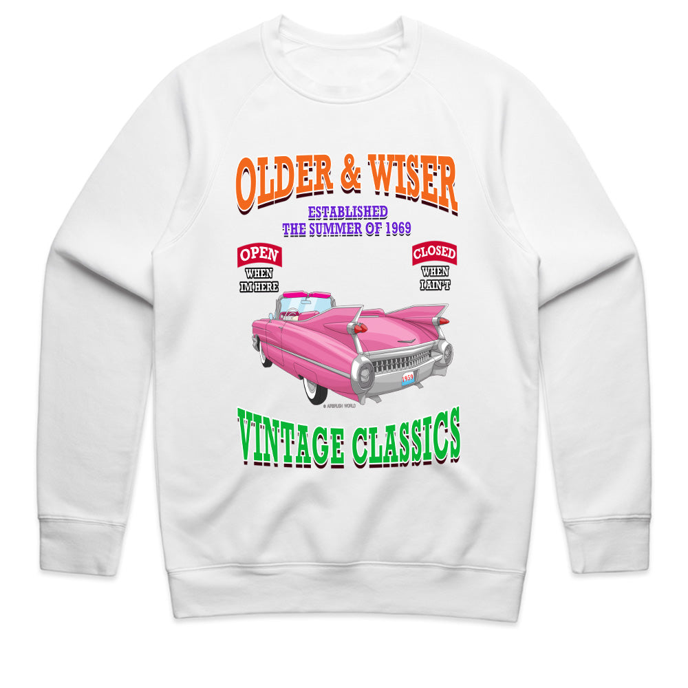 Older & Wiser Vintage Classics T-Shirt – 1969 Retro Car Enthusiast Tee!