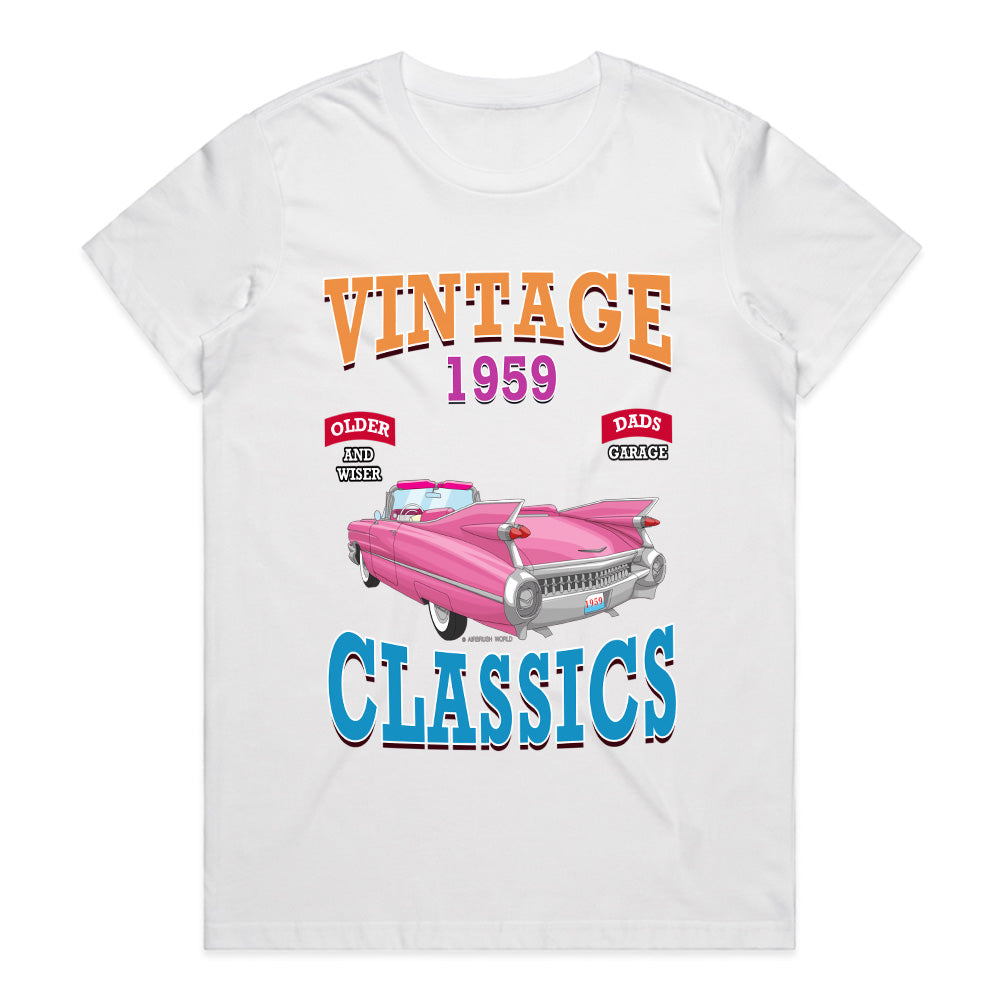 Vintage 1959 Classic Car T-Shirt – Retro Auto Enthusiast Tee!
