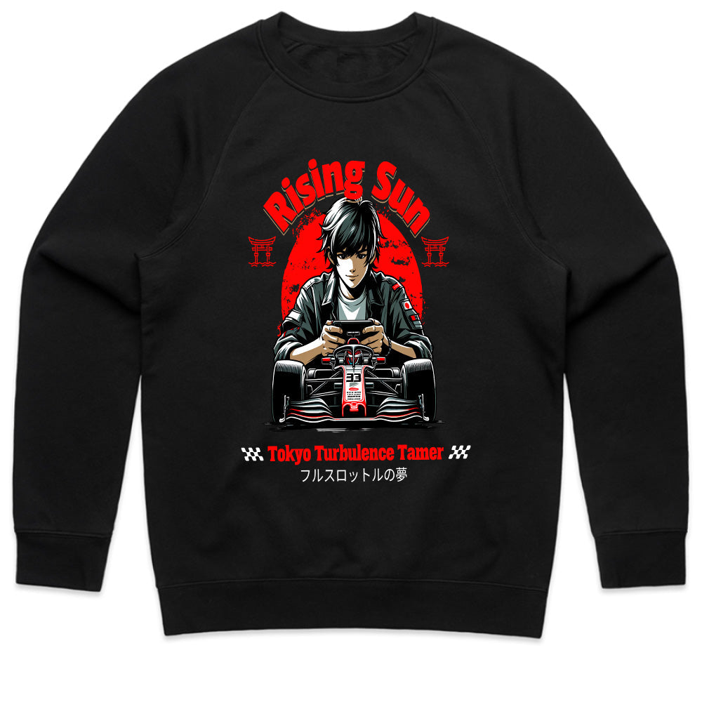 Rising Sun Racing T-Shirt – Tokyo Turbo Drift Gamer Style
