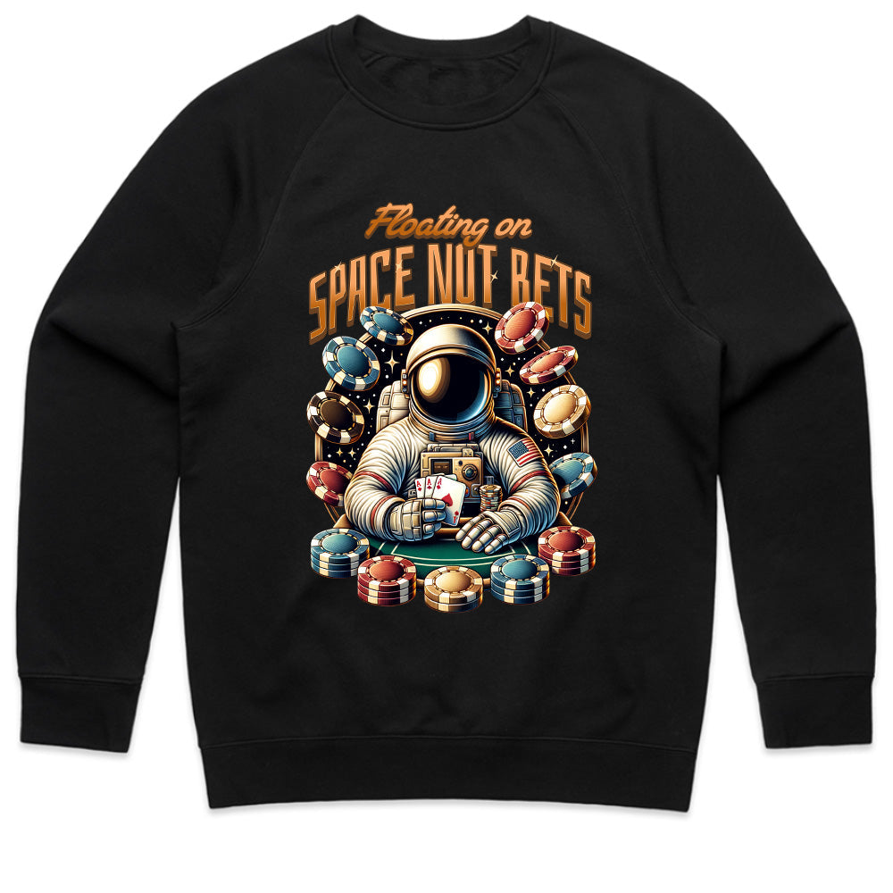 Space Gambler T-Shirt – Floating on High-Stakes Cosmic Bets