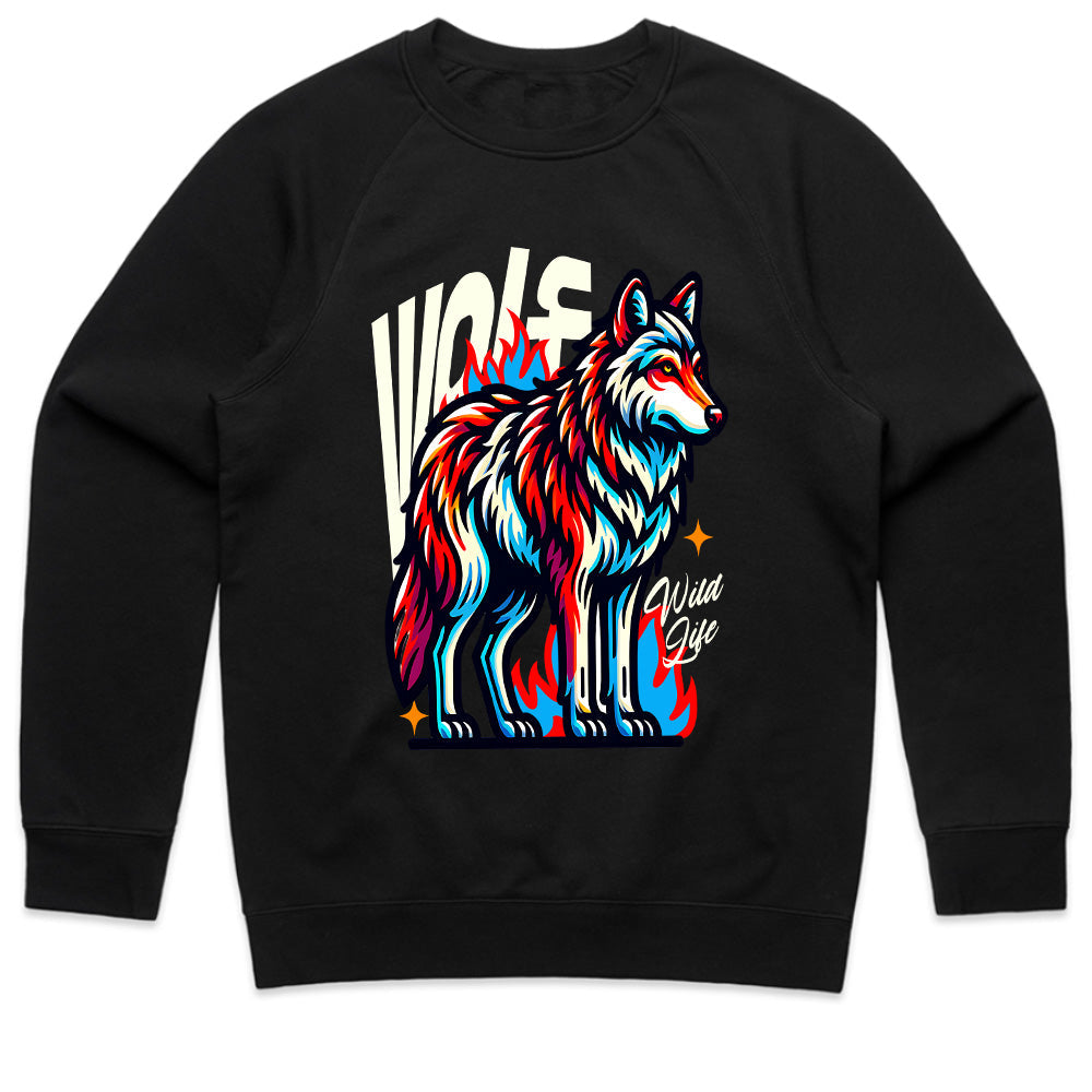 Wild Wolf – Vibrant Spirit Animal Tee
