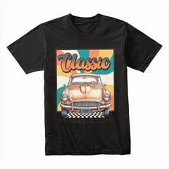 Retro Classic Car T-Shirt – Vintage Automotive Nostalgia Tee