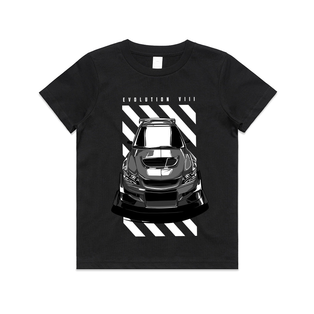Evo VIII Front-End Dominance – JDM Legend T-Shirt