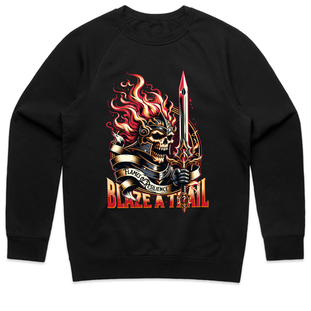 Blaze A Trail – Flames of Resilience Warrior Tee