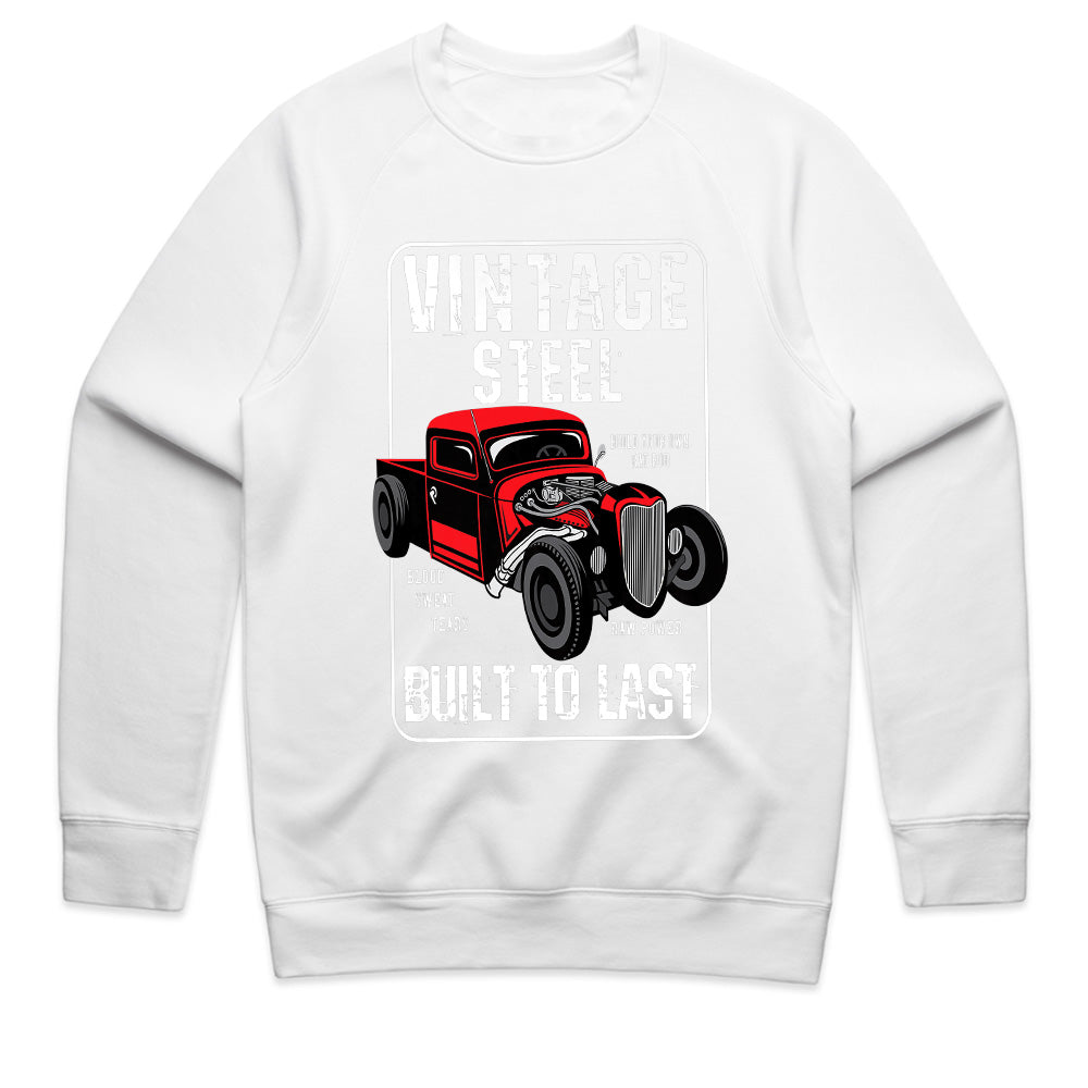 Vintage Steel – Built to Last Rat Rod T-Shirt