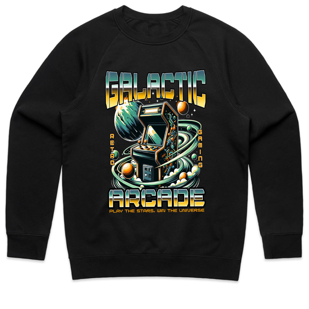 Galactic Arcade T-Shirt – Retro Gaming Meets Outer Space
