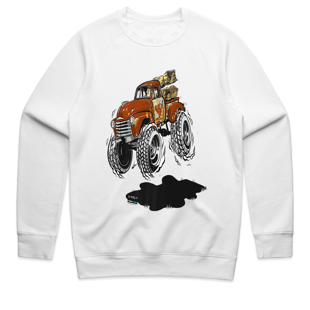 Vintage Monster Truck – Classic Off-Road Farm Pickup T-Shirt