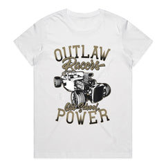 Outlaw Racers – Vintage Hot Rod Garage Old School Power T-Shirt