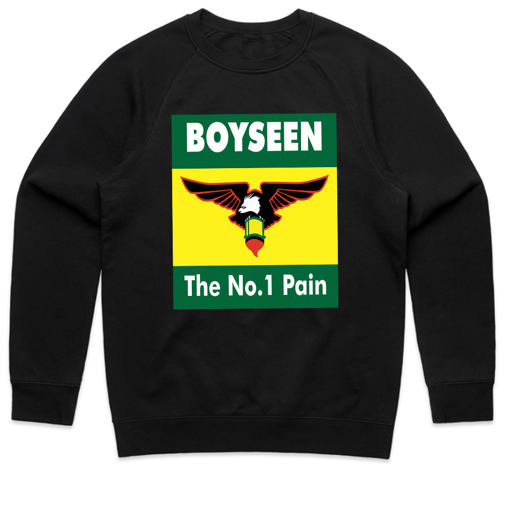 Boyseen "The No. 1 Pain" Retro Graphic Tee – Bold and Unique Statement Shirt