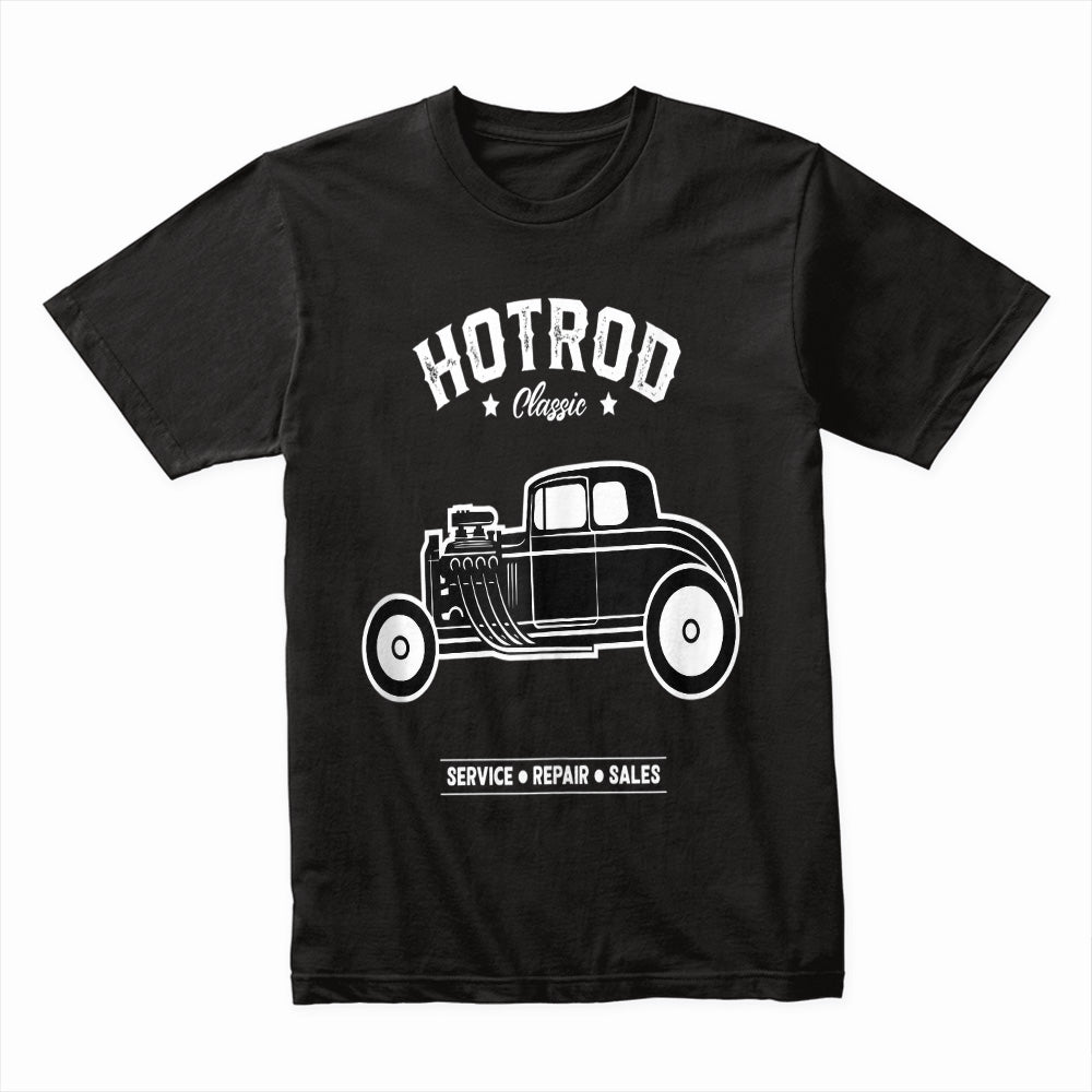 Vintage Hot Rod Classic – Service, Repair & Sales Retro Car Enthusiast T-Shirt