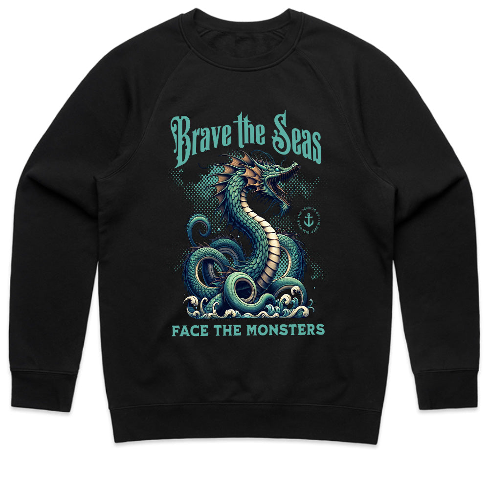 Brave the Seas T-Shirt – Face the Monsters & Conquer the Depths
