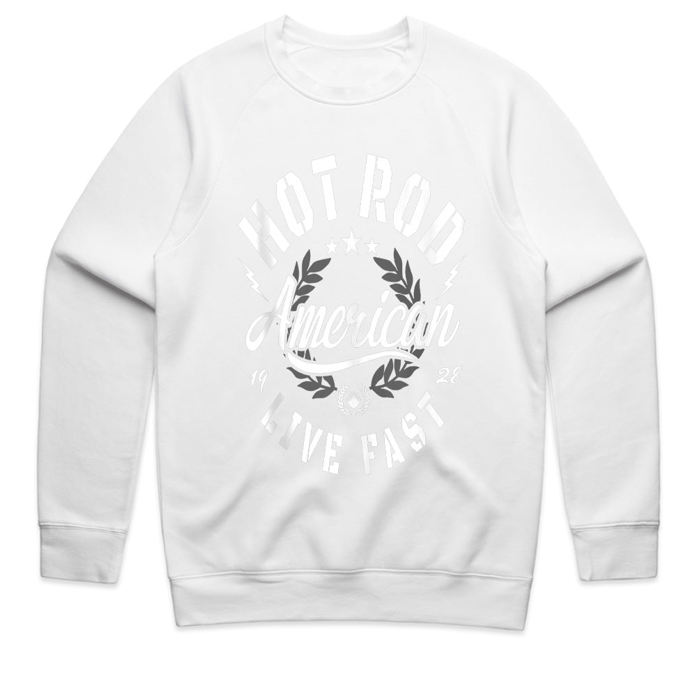 Hot Rod American – Live Fast Vintage Racing Tee