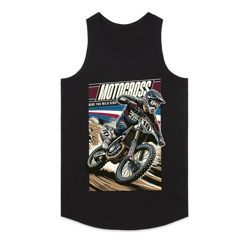 Motocross Ride the Wild Side T-Shirt – Extreme Dirt Bike Racing Streetwear