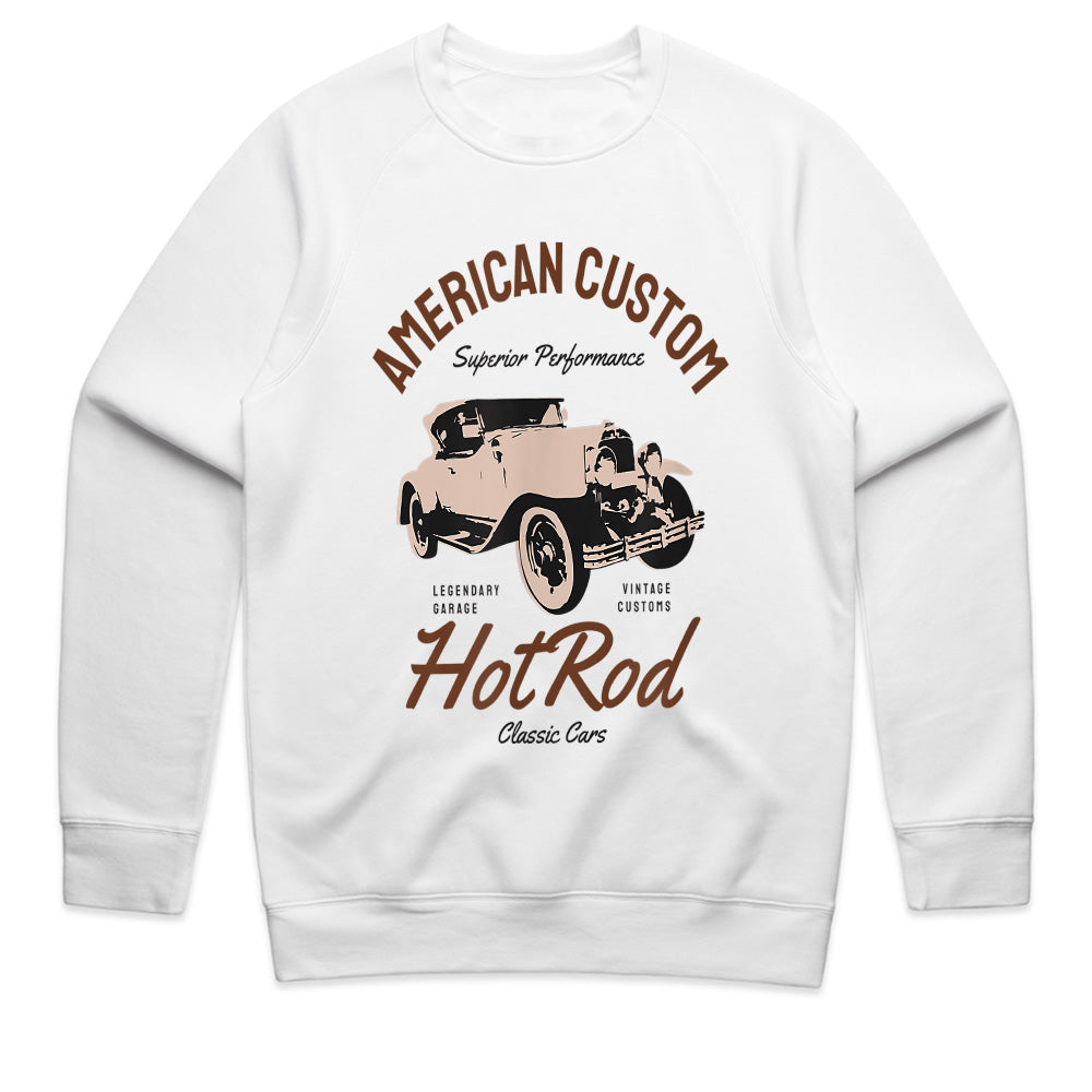 American Custom Hot Rod – Vintage Classic Car Enthusiast Tee