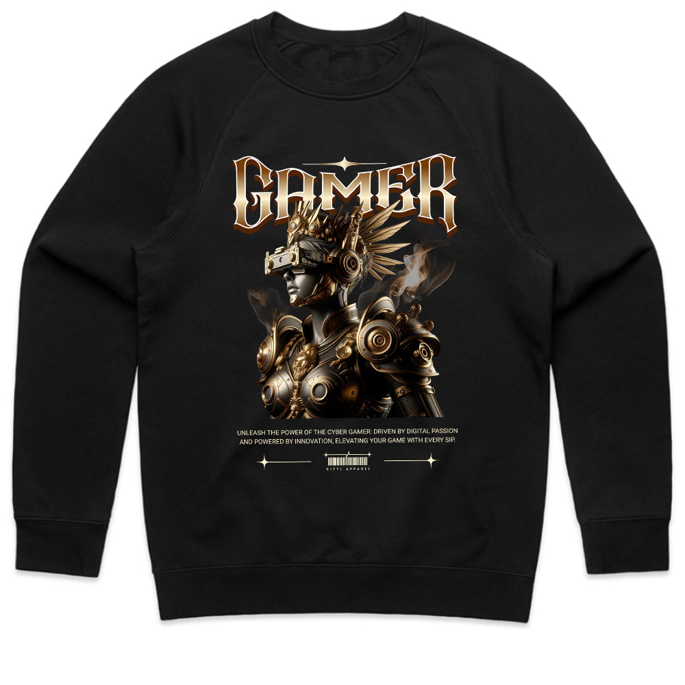 Cyber Warrior – Futuristic Gamer Legend Tee