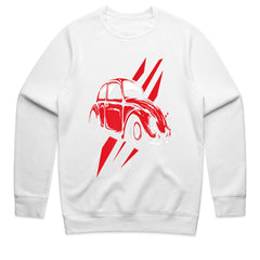 Classic Red Beetle – Vintage Car Enthusiast T-Shirt
