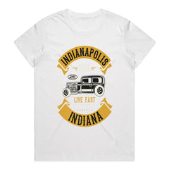 Indianapolis Vintage Hot Rod T-Shirt – Classic Muscle Car Tribute