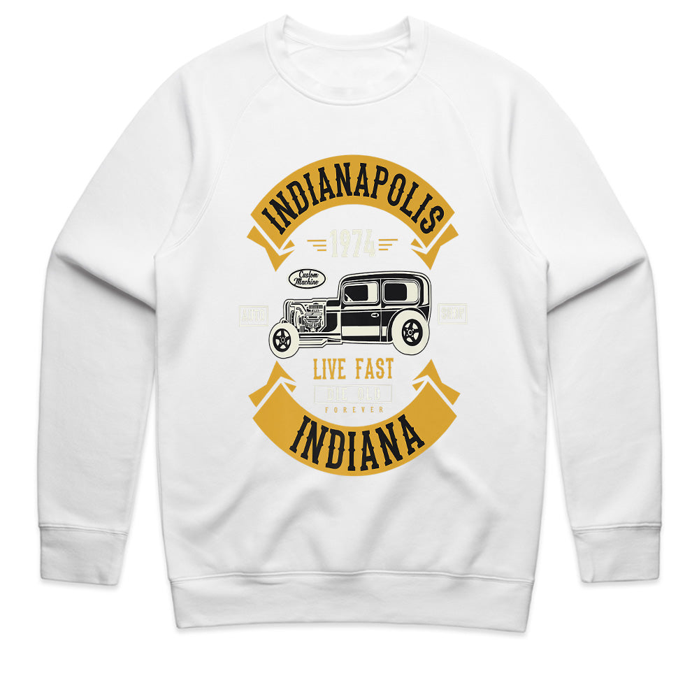 Indianapolis Vintage Hot Rod T-Shirt – Classic Muscle Car Tribute