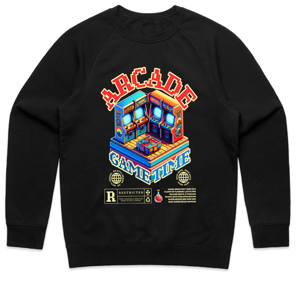 Arcade Game Time T-Shirt – Retro Gaming Nostalgia