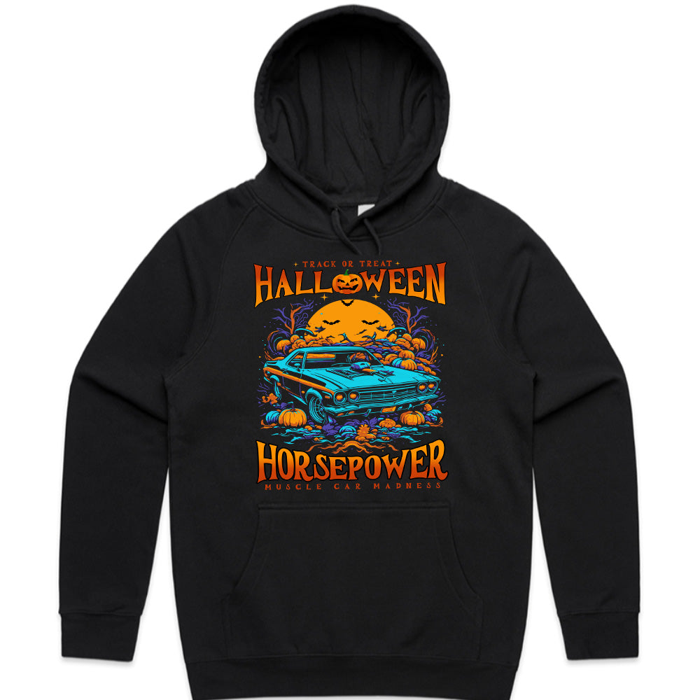 Halloween Horsepower T-Shirt – Spooky Muscle Car Madness