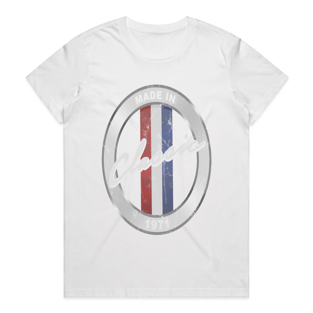 Made In 1971 Classic Vintage T-Shirt – 50th Birthday Retro Car Enthusiast Gift