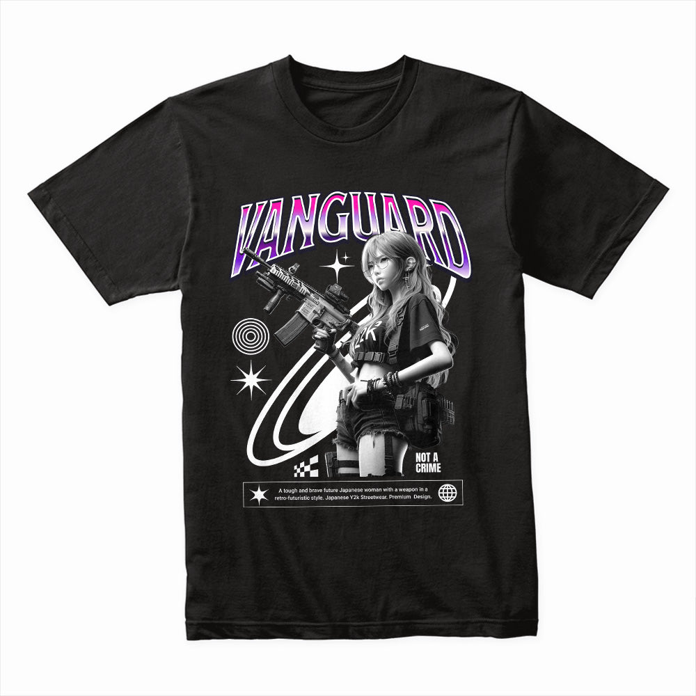 Vanguard - Futuristic Tactical Streetwear T-Shirt