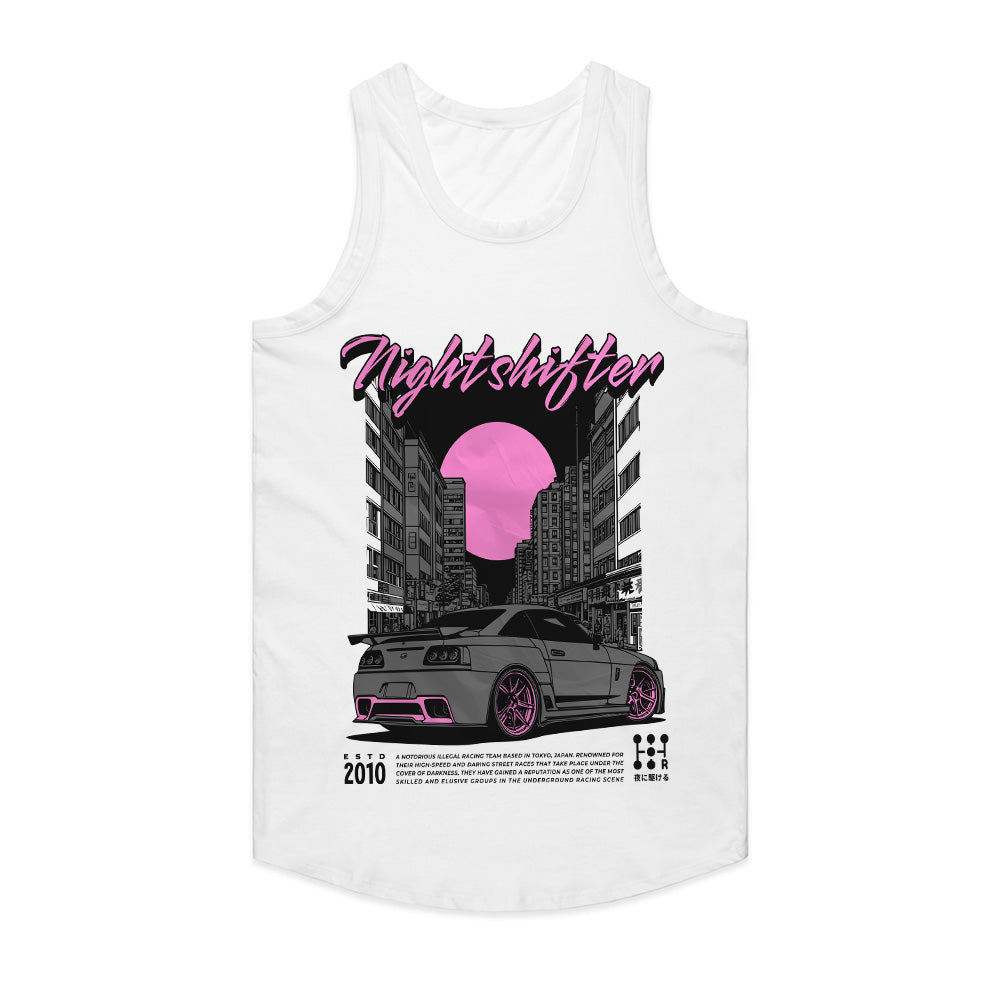 Nightshifter - Neon Noir JDM Street Racing T-Shirt