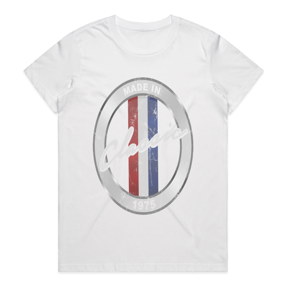 Made In 1975 Classic Vintage T-Shirt – 46th Birthday Retro Car Enthusiast Gift