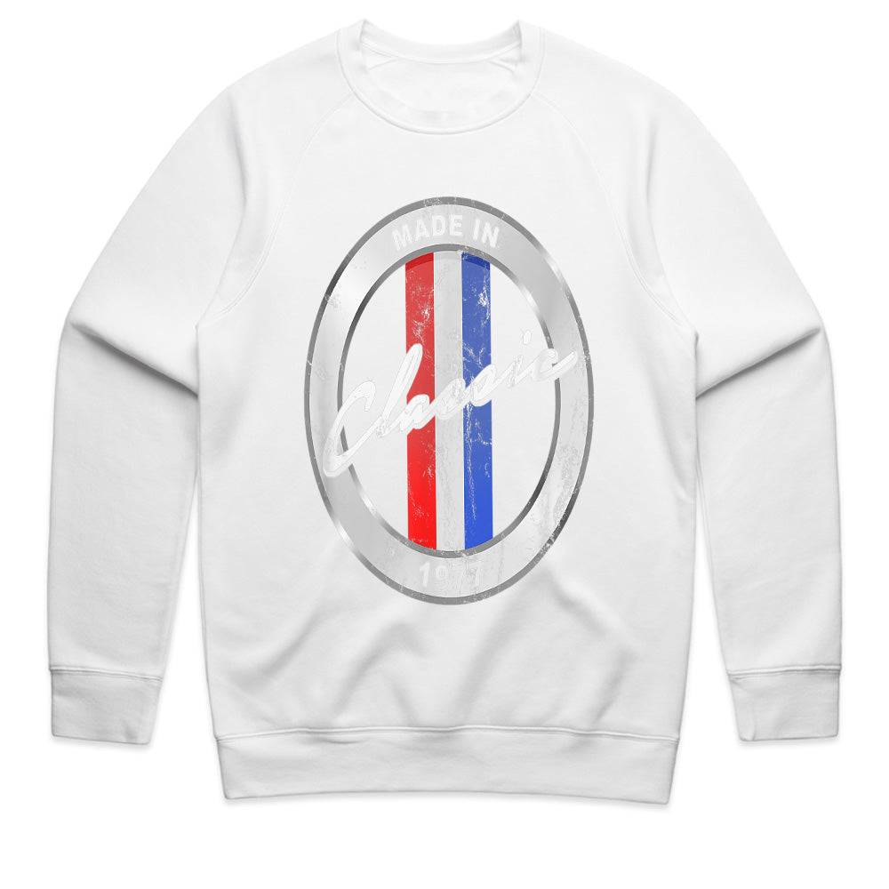 Made In 1977 Classic Vintage T-Shirt – 44th Birthday Gift for Car Lovers