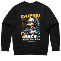 Gaming Duck T-Shirt – "Quack and Play" Gamer Tee for Fun & Style
