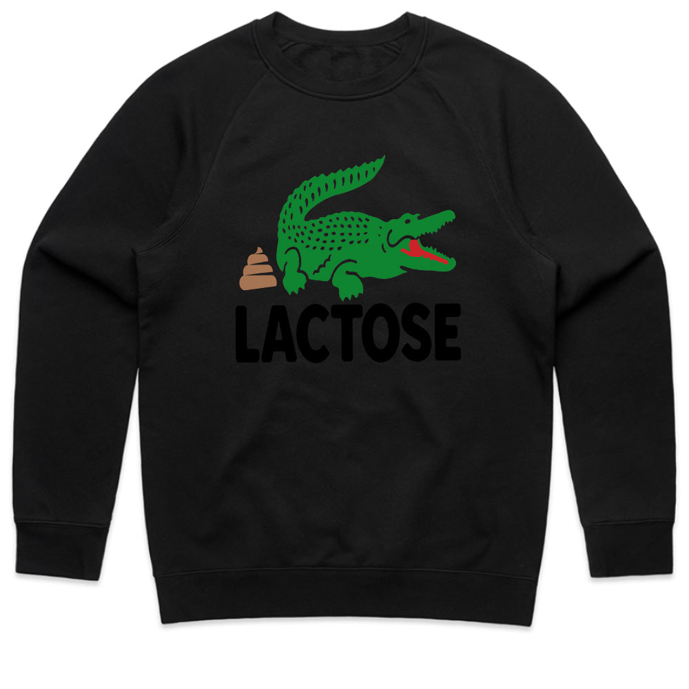 Lactose Intolerance Crocodile T-shirt - Funny and Unique Design for Laughs