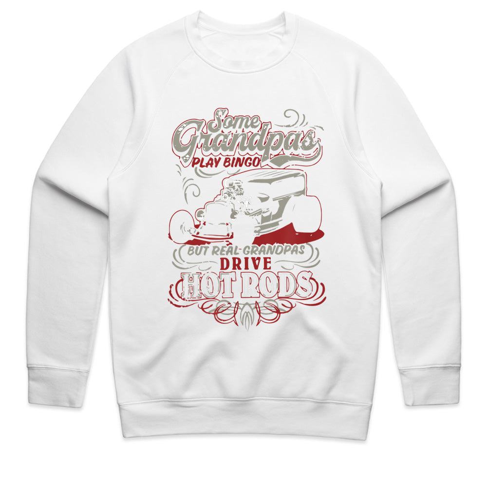 Real Grandpas Drive Hot Rods T-Shirt – Classic Car Lovers Gift