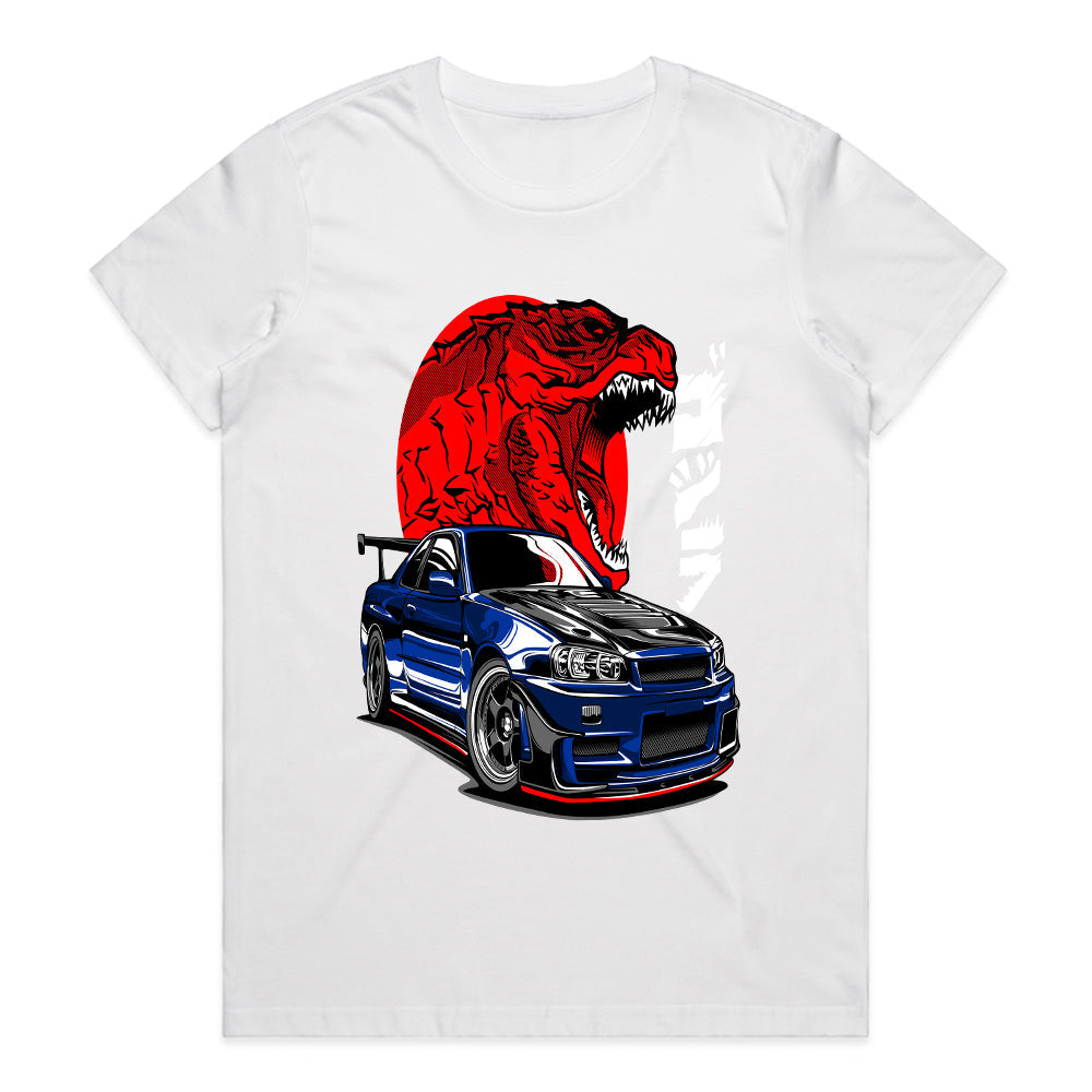 Skyline R34 Godzilla – JDM Beast T-Shirt
