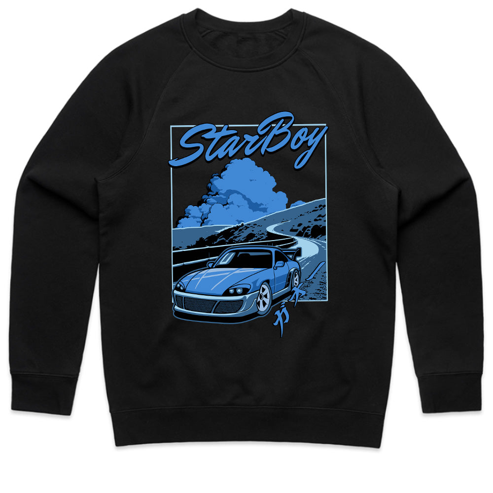 StarBoy Touge Drift" JDM T-Shirt – Midnight Mountain Racer Vibes