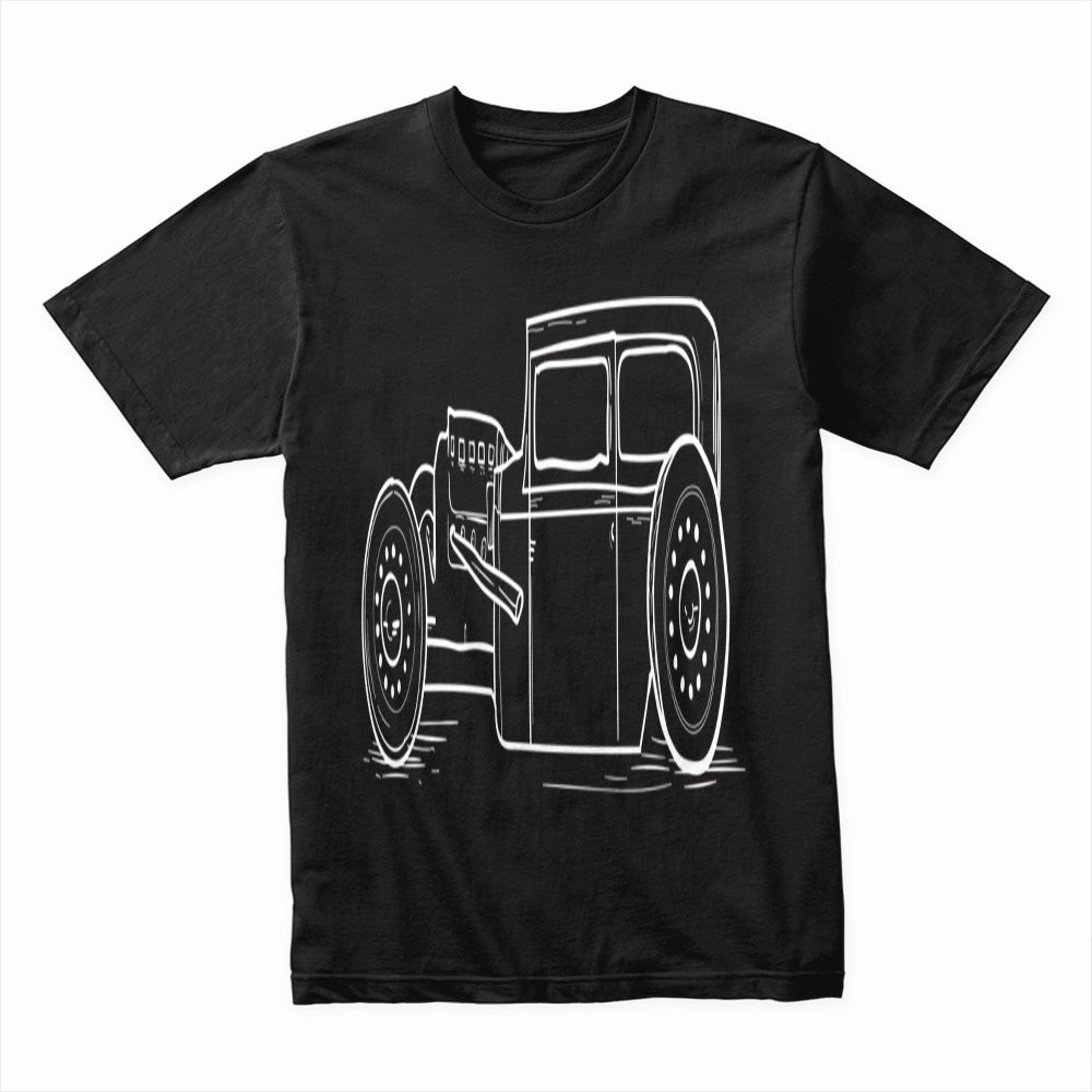 Vintage Hot Rod Rat Rod Street Fink Steampunk Car T-Shirt – Classic Automotive Art